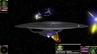 USS Cerberus vs Kessok Light Cruisers | KM | Star Trek Bridge Commander