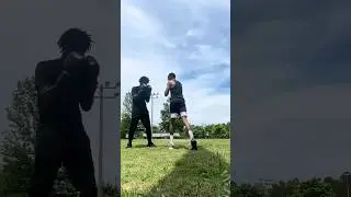 HOW TO ROLL AFTER THROWING 1-2 COMBO ‼️🥊 #boxing #mma