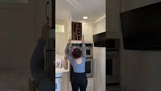 Dream wall oven for the holiday season: combo wall oven + microwave by KitchenAid w/ storage above.