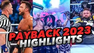 WWE Payback 2023 Highlights | Jey Usos Returns Judgement New Champions | John Cena vs LA Knight