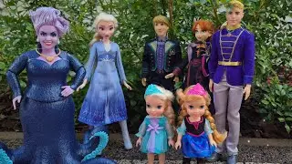 Elsa & Anna Toddlers SWAP LIVES! Ursula's Magic Spell Causes Chaos! (Part 2)