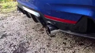 BMW 435i MPPK + HJS 300 cells + resonator delete + MPE: warm revving in open space!