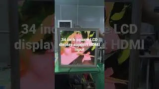 34 inch square LCD display support HDMI input #square lcd monitor supplier