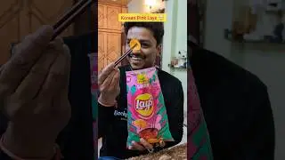 ₹5 vs ₹50 Korean Chilli Lays review 🤤🔥