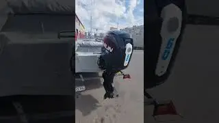 Обслуживание лодочного мотора MARLIN MFI 60 AERTL в X-MOTORS #shorts