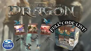 ALL CODES! | SpinMaster | How to Train Your Dragon Blindboxes | World of Berk Volume 1