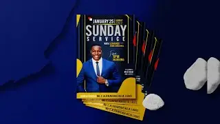 How to Make a Printable Church Flyer with Picture in pixelLab -  Church Flyer | Pixellab Tutorial