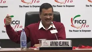 An interactive session wid FICCI Ladies Organisation Arvind Kejriwal impressed FICCI ladies members