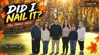 Fall Photoshoot 2025.  Cing and Shunmye Fall Family Photoshoot 2025.