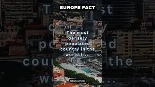 Can You Guess the World's Most Crowded Country? 🤔🏙️ #shorts #facts #entertainment