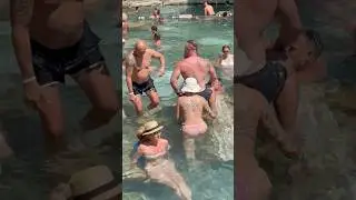 🌞Pamukkale Ancient Cleopatra Pool Summer Holiday Beautiful Day🦋#pamukkale #cleopatra #pool