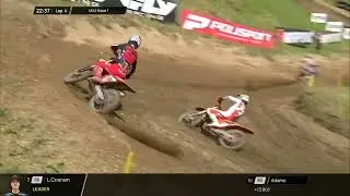 Everts vs L&auml;ngenfelder MX2 Race 1 | MXGP of Czech Republic 2024