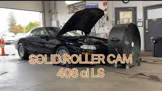 Naturally Aspirated 408ci stroker LSX with Solid Roller camshaft fast intake manifold 4th Gen Camaro