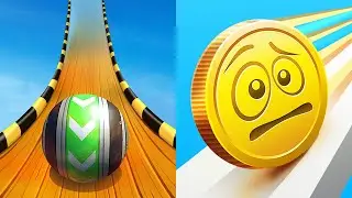 Sky Rolling Ball 3D Vs Coin Rush All Levels NEW UPDATE Gameplay Android, iOS #63