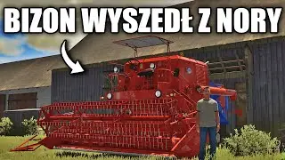 PRZYGODY WESOŁEGO ROLNIKA - BIZON WYJECHAŁ ZE STODOŁY | E137 | FARMING SIMULATOR 22
