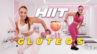 1268 - CARDIO - GLUTEOS BONITOS 🔥 Rutina Intensa con pesos 🔥  45 x 15 HIIT