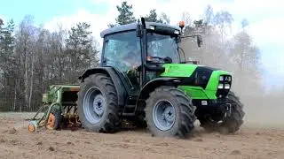 Wiosna 2018 - Orka i siew [ Deutz-Fahr 5080 D  Amazone  Staltech ]