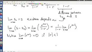The geometric series in the complex plane