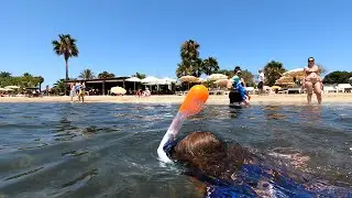 Cala Martina Beach Ibiza, Walking Tour, Spain 2023