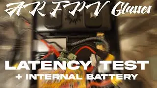 Transparent FPV glasses PT. 2 - Latency Test & Case improvements