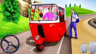 Tuk Tuk Auto Rickshaw Game People Transport Simulator Driving 3D Gameplay 
