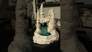 Stalactite stalagmite fountain