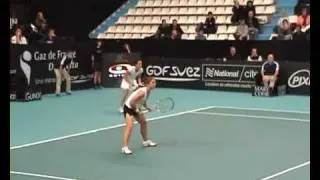 Sara Errani & Francesca Schiavone in Paris indoors 2009