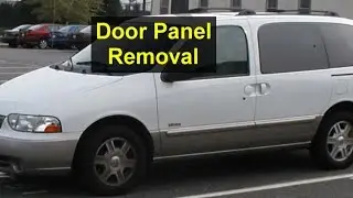 Door panel removal, door or window repairs, Mercury Villager, Nissan Quest - VOTD