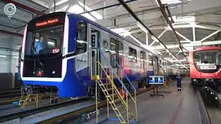 В Новосибирске представили новый метропоезд 
