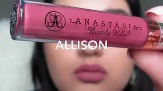 💄 Anastasia Beverly Hills Liquid Lipstick Swatches | DollStation