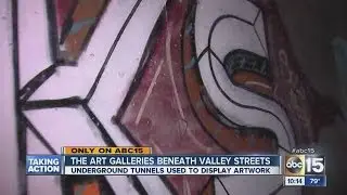 Art galleries beneath Valley streets