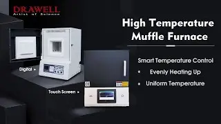 Drawell 1000 1200C 1400 1700 1800C Degrees Laboratory Equipment Lab Muffle Furnace#shorts