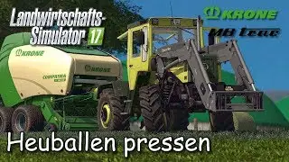 LS17 - TALBACH [MR] // #40 // Heuballen pressen // MB trac 900 + Krone Comprima V180 XC