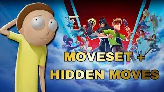MORTY MOVESET + HIDDEN MOVES (MULTIVERSUS) *FIRST VIDEO*