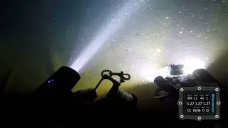 Shearwater Petrel Overlay on CCR Dive in Mine