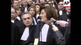 FRANCE: PROTEST AGAINST JEWS HELD ON SPYING CHARGES