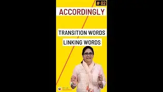 How Where and When to use ACCORDINGLY - Transition, Linking Words and Connectives #SHORTS