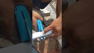 perfect way for pipe cutting and joint fixing #plumber #viralvideo #pipeworks #burstpipe