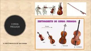 ELS INSTRUMENTS DE CORDA. Explicació narrada + audicions.