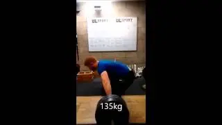 140kg Low Block Snatch