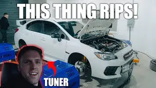KNASTY Tuned Series White STI Makes 385HP!