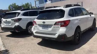 Looking at the available Subaru Outback&rsquo;s at my local Subaru dealer.