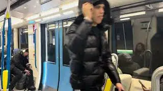 Metro Montr&eacute;al: Ride From Honor&eacute; Beaugrand To St-Michel Metro Station on three lines 🟠🟡🟢🔵
