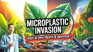 Microplastic on plant leaf  🤔🤔 | A real health concern.