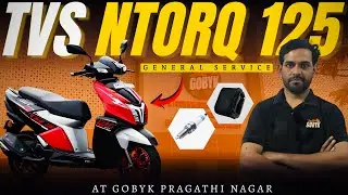 TVS NTORQ 125 Full General Service | In Telugu | GOBYK 