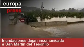 Las inundaciones mantienen a San Martín del Tesorillo (Cádiz) incomunicado