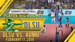 UAAP 81 WV: Desiree Cheng drops 13 points as DLSU cruises past Ateneo | February 17, 2019