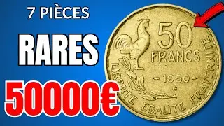 VALEUR des Plus RARES pièces de 20 Francs et 50 Francs G.GUIRAUD ?