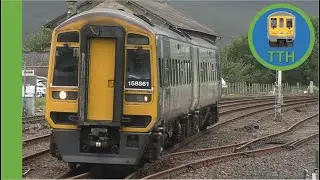 Class 158s at Kirkby Stephen