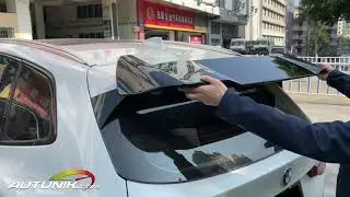 Autunik.com - Glossy Black Rear Roof Spoiler Wing for BMW X3 G01 2018+ sp81